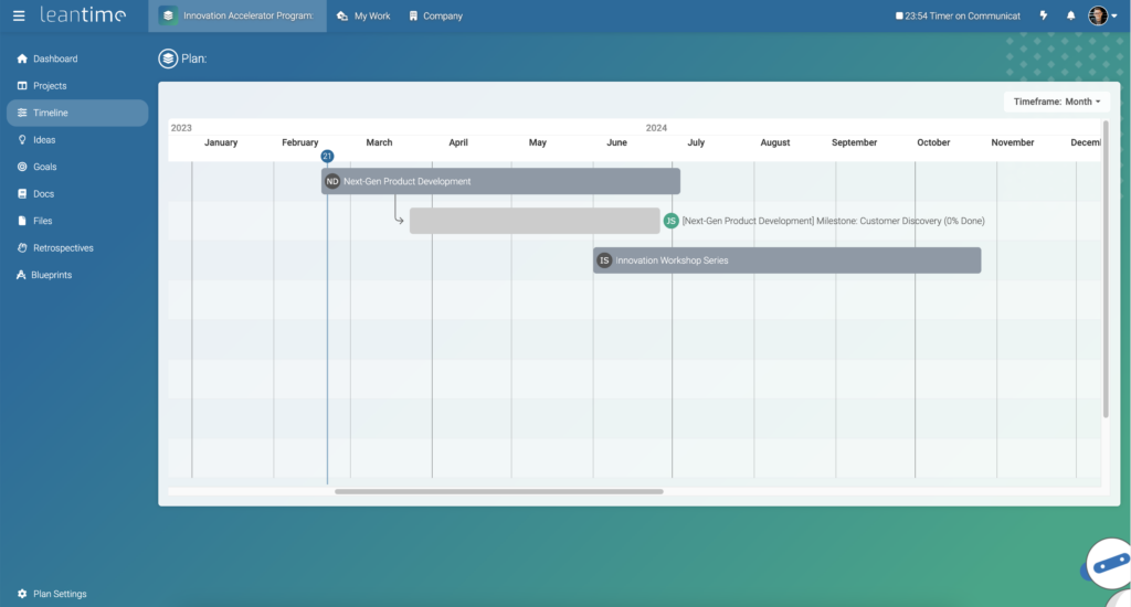 Program Plans - Leantime Marketplace